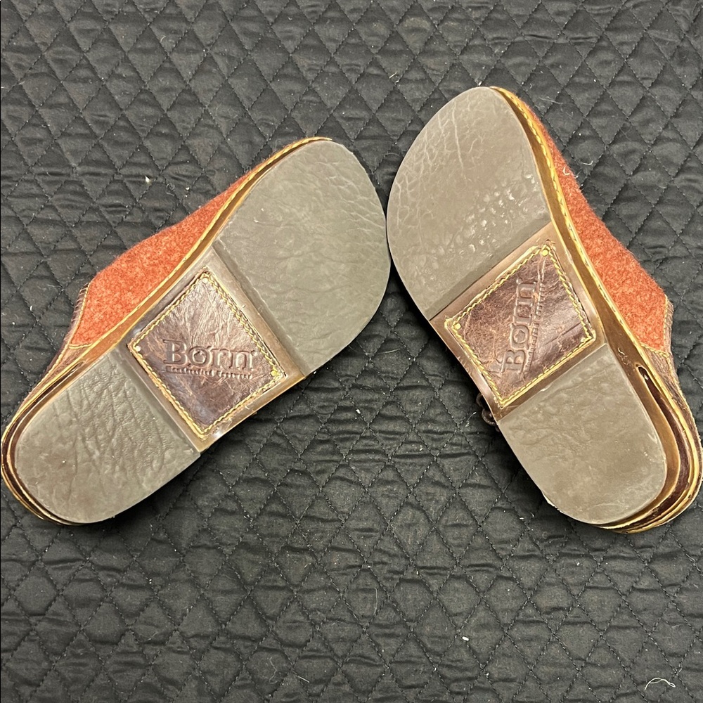 Born Rust Wool Slip-On Clogs - Picture 3 of 3